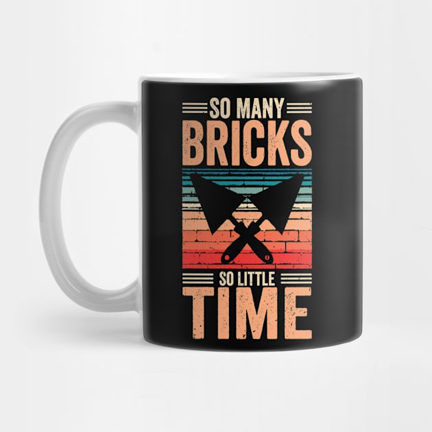 Brick Mason Bricklaying Builder Bricks by Tom´s TeeStore